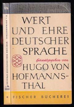 Wert und Ehre deutscher Sprache
