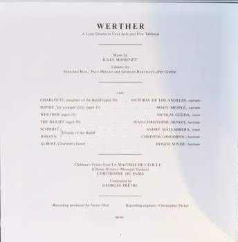 Nicolai Gedda: Werther (3xLP + BOX + BOOKLET)