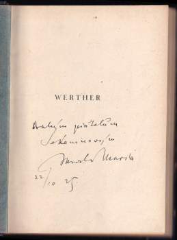 Jaroslav Maria: Werther
