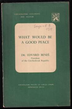What would be a good peace