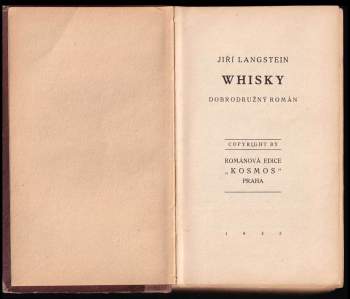 Jiří Langstein: Whisky