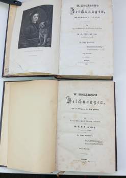 Georg Christoph Lichtenberg: William Hogarth's Zeichnungen - Nach den Originalen in Stahl gestochen - Erste + Zweite Abtheilung