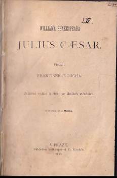 William Shakespeare: Williama Shakespeara Julius Caesar
