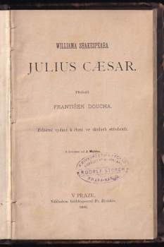 William Shakespeare: Williama Shakespeara Julius Caesar