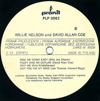 Willie Nelson: Willie And David