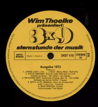 Various: Wim Thoelke Präsentiert: 3x9 (9 Stars Mit 27 Melodien)