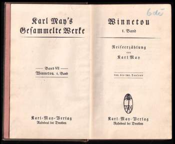 Karl May: Winnetou - Reiseerzählung  I.