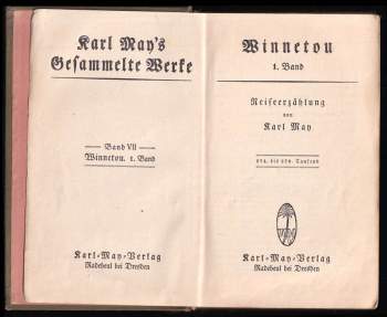 Karl May: Winnetou - Reiseerzählung  I.