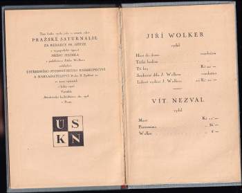 Vítězslav Nezval: Wolker
