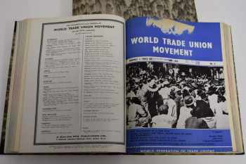 World Trade Union Movement - Review of the W.F.T.U. - complete years 1957, 1957, 1969