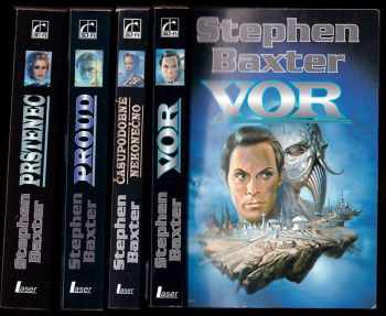 Stephen Baxter: Xeelee 1 -4  KOMPLETNÍ SÉRIE - Vor + Časupodobné nekonečno + Proud + Prstenec