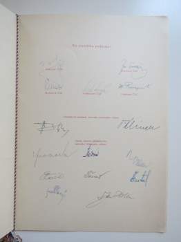 XI. Všesokolský slet v Praze 1948 + známky a podpisy