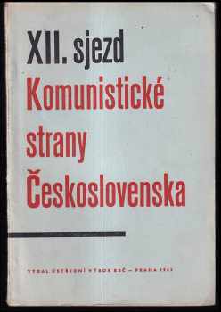 XII. sjezd Komunistické strany Československa