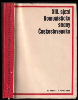 XIII. sjezd Komunistické strany Československa