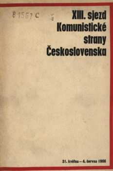 XIII. sjezd Komunistické strany Československa