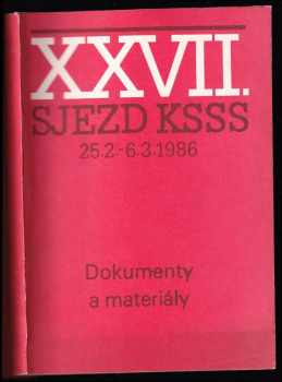 XXVII. sjezd KSSS 25.2.-6.3.1986