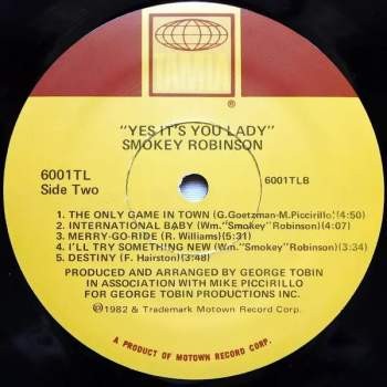 Smokey Robinson: Yes It's You Lady