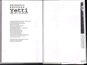 Reinhold Messner: Yetti