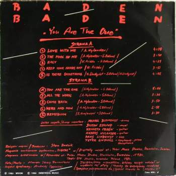 Baden: You Are The One