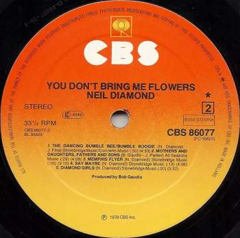 Neil Diamond: You Don't Bring Me Flowers
