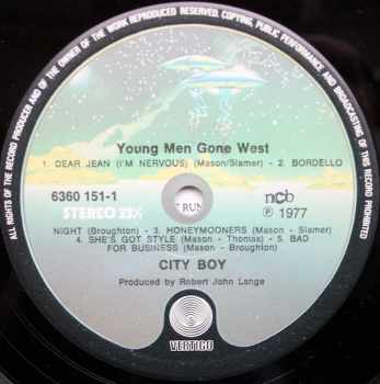 City Boy: Young Men Gone West