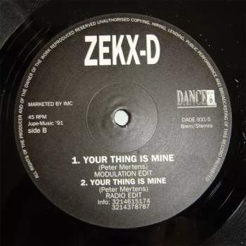 Zekx-D: Your Thing Is Mine