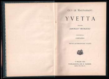 Guy de Maupassant: Yvetta