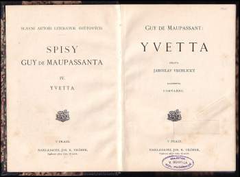 Guy de Maupassant: Yvetta