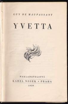Guy de Maupassant: Yvetta