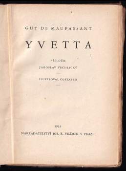 Guy de Maupassant: Yvetta