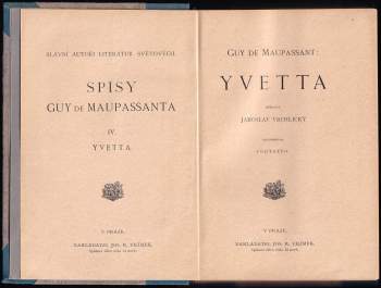 Guy de Maupassant: Yvetta