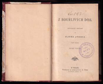 Alois Jirásek: Z bouřlivých dob