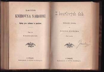 Alois Jirásek: Z bouřlivých dob