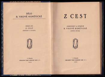 Božena Viková-Kunětická: Z cest