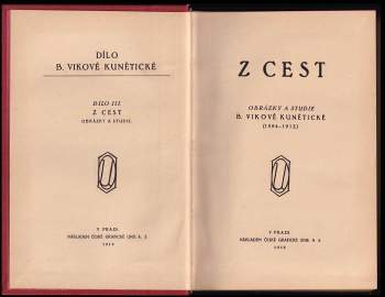 Božena Viková-Kunětická: Z cest