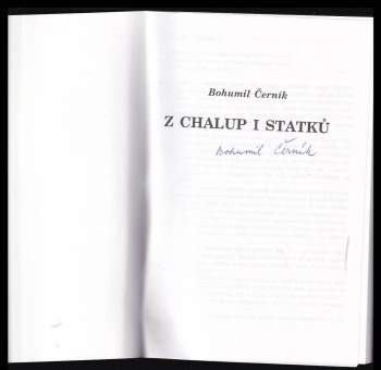 Bohumil Černík: Z chalup i statků
