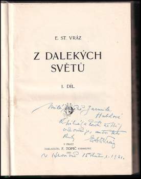 Enrique Stanko Vráz: Z dalekých světů