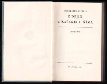 Publius Cornelius Tacitus: Z dějin císařského Říma