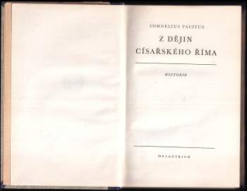 Publius Cornelius Tacitus: Z dějin císařského Říma