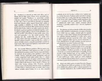 Publius Cornelius Tacitus: Z dějin císařského Říma