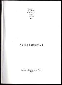 Z dějin hutnictví