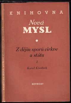 Z dějin sporů církve a státu