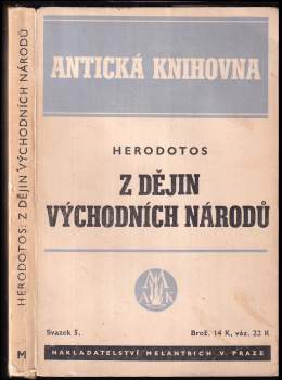 Z dějin východních národů