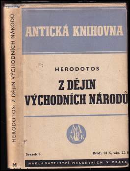 Z dějin východních národů