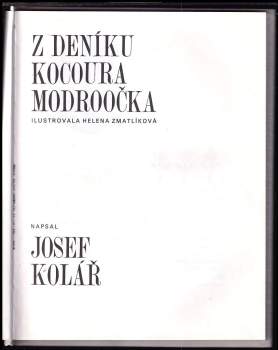 Josef Kolář: Z deníku kocoura Modroočka