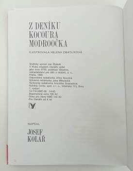 Josef Kolář: Z deníku kocoura Modroočka