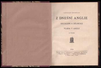 Jaroslav Koudelka: Z dnešní Anglie