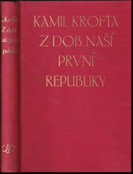 Z dob naší první republiky
