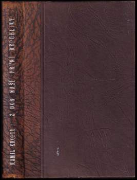 Z dob naší první republiky