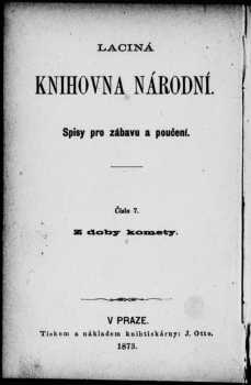 Antonín H Sokol: Z doby komety
